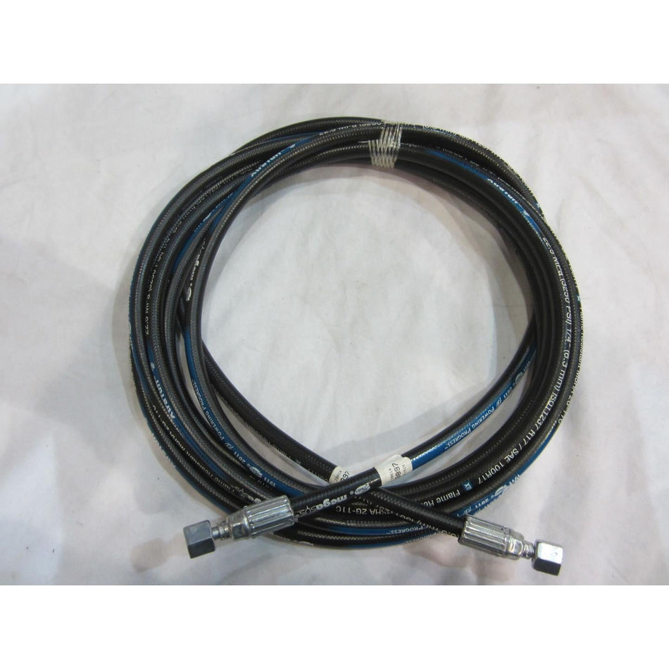 JLG Part # 2753897 - HOSE. .25X220.00 STRXSTR