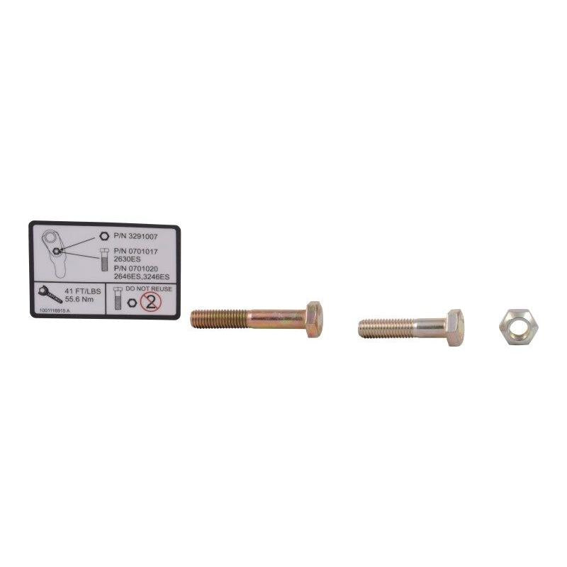 JLG Part # 2890172 - KIT(SERVICE). PIN RET HARDWARE