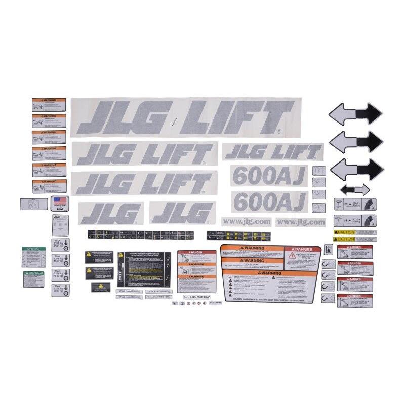 JLG Part # 2900968 - DECAL KIT (DOM) 600AJ