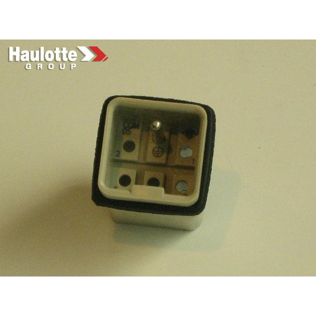Haulotte Part # 2901000600 - MALE INSERT. 5P+T 16A
