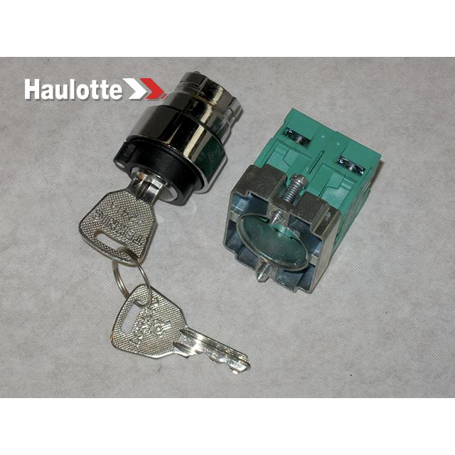 Haulotte Part # 2901015400 - ROTARY KNOB WITH KEY