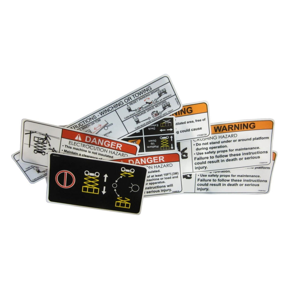 JLG Part # 2901671 - KIT. DECALS 1932E2