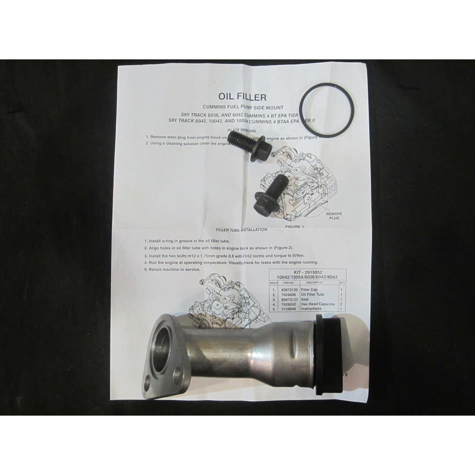 JLG Part # 2915052 - KIT. SIDE OIL FILL CUMMINS