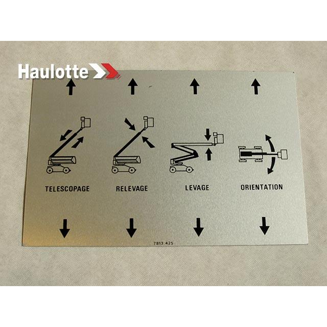 Haulotte Part # 3078134250 - LOWER DISTRIBUTOR PLATE