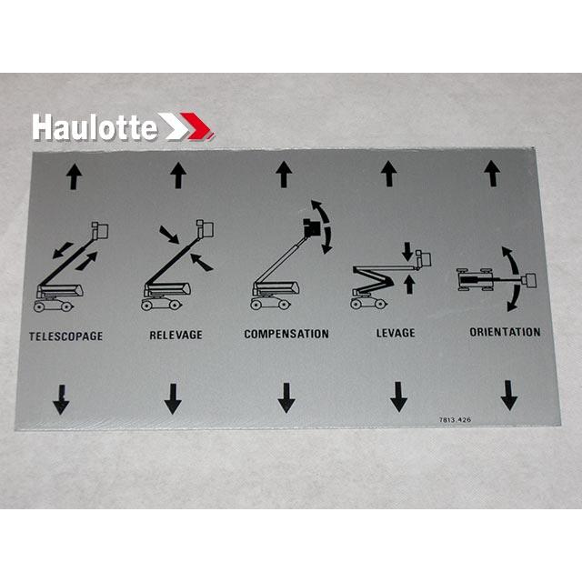 Haulotte Part # 3078134260 - UPPER DISTRIBUTOR PLATE