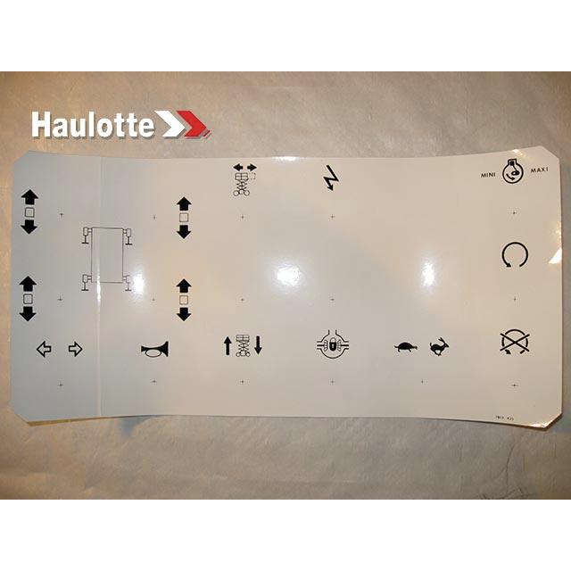 Haulotte Part # 3078134350 - PANEL LABEL