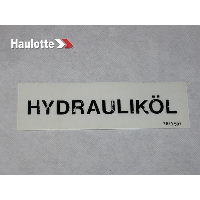Haulotte Part # 3078135070 - ALLEMAND HUILE LABEL