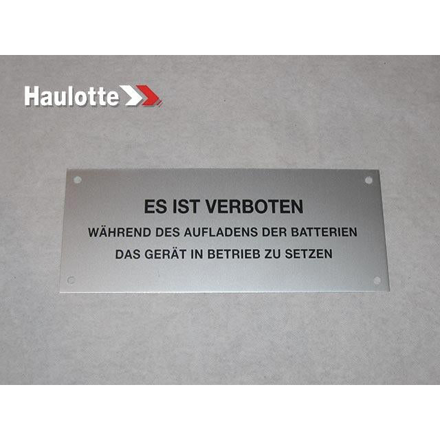 Haulotte Part # 3078135350 - PLATE