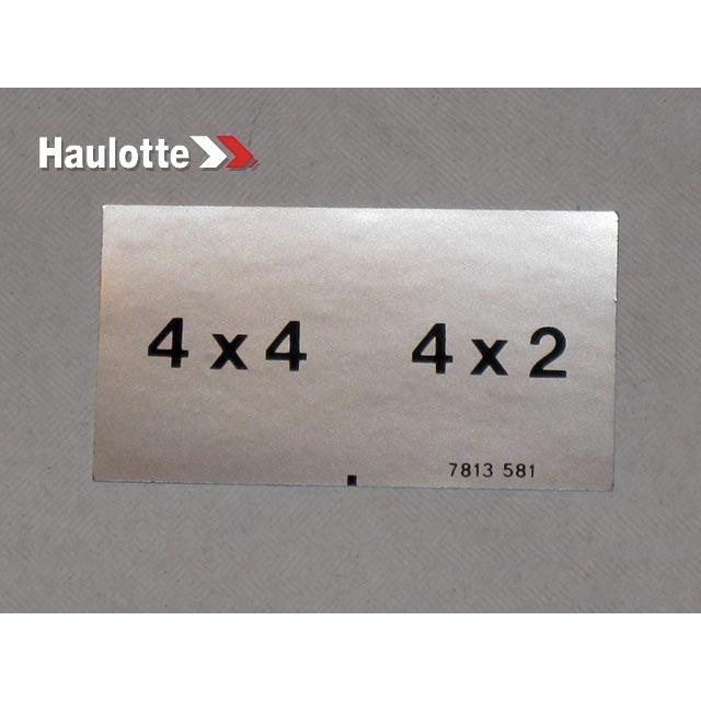 Haulotte Part # 3078135810 - LABEL