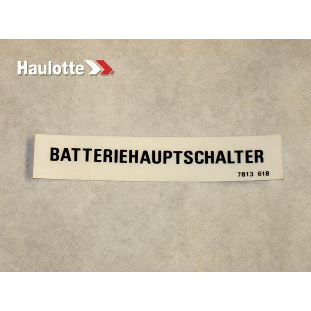 Haulotte Part # 3078136180 - LABELS