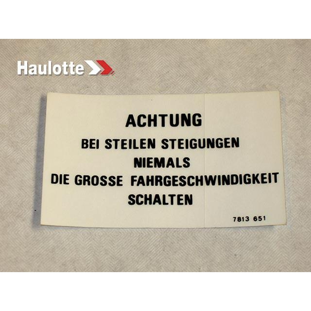 Haulotte Part # 3078136510 - LABELS