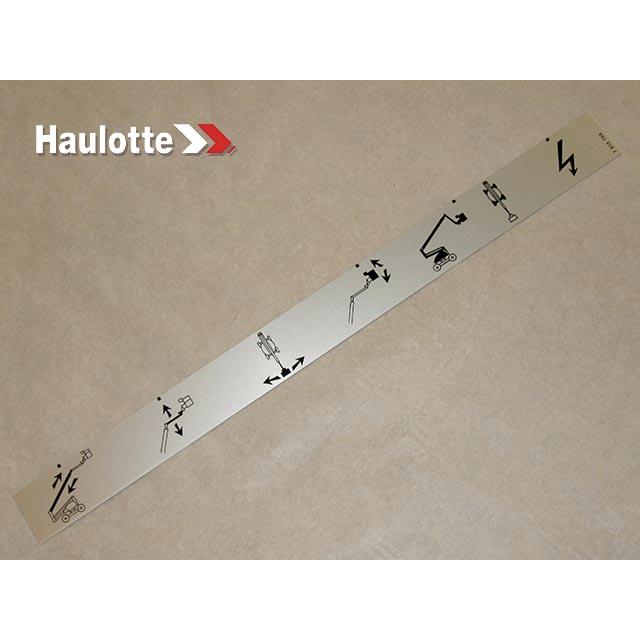 Haulotte Part # 3078137590 - PLATE ON PLATFORM CONSOLE
