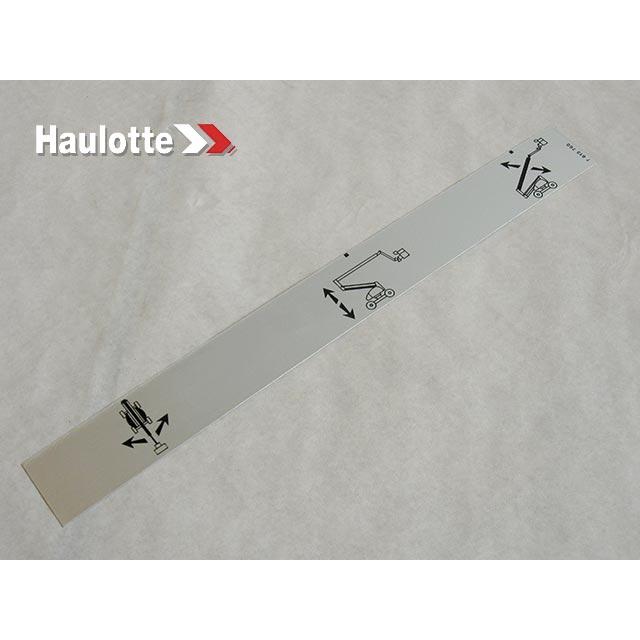Haulotte Part # 3078137600 - PLATE ON PLATFORM CONSOLE