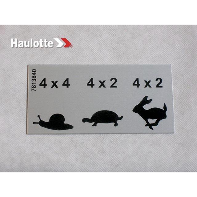 Haulotte Part # 3078138400 - PLATE / CONSOLE