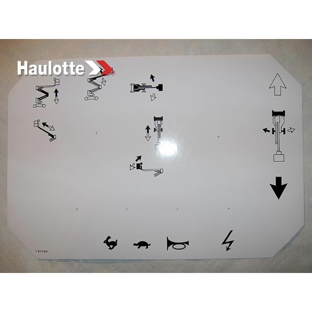 Haulotte Part # 3078138410 - PANEL LABEL