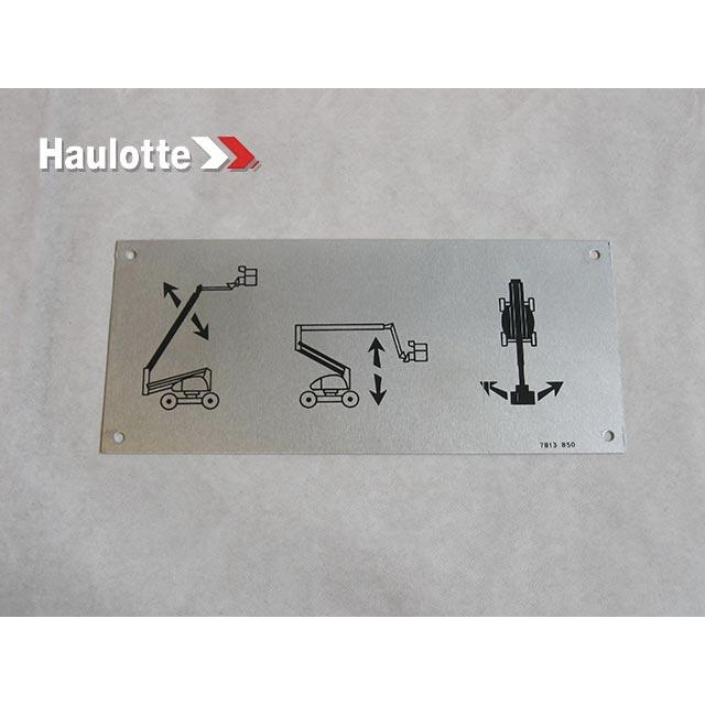Haulotte Part # 3078138500 - PLATE