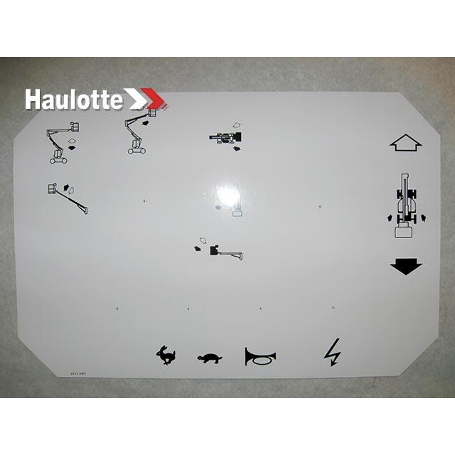 Haulotte Part # 3078138890 - PANEL LABEL