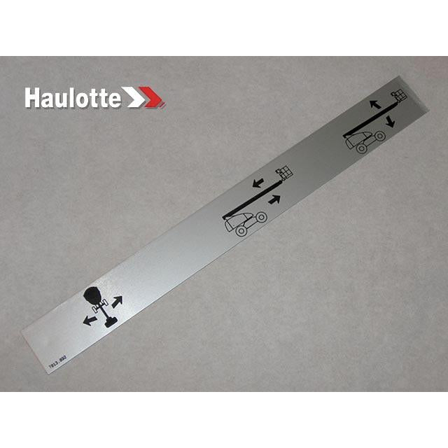 Haulotte Part # 3078138920 - PLATE ON PLATFORM CONSOLE