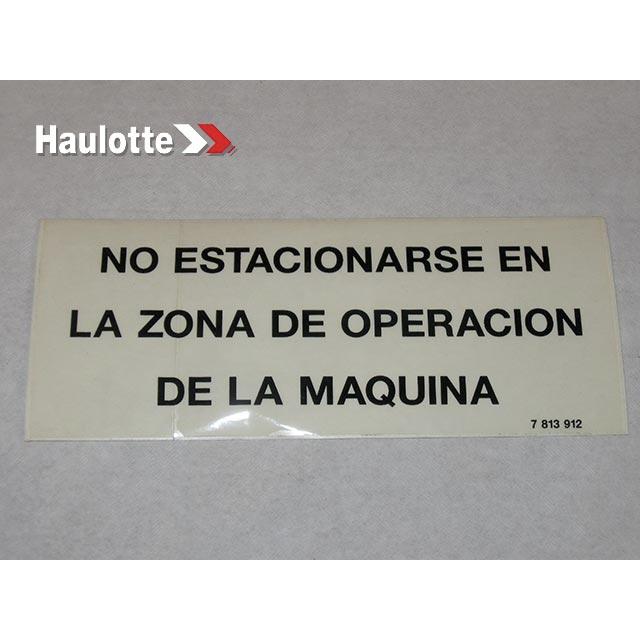 Haulotte Part # 3078139120 - LABEL