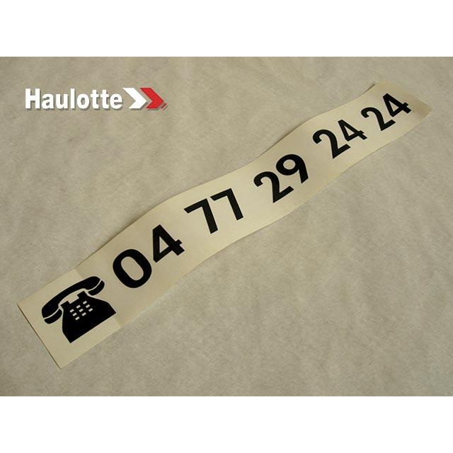 Haulotte Part # 3078139280 - LABEL