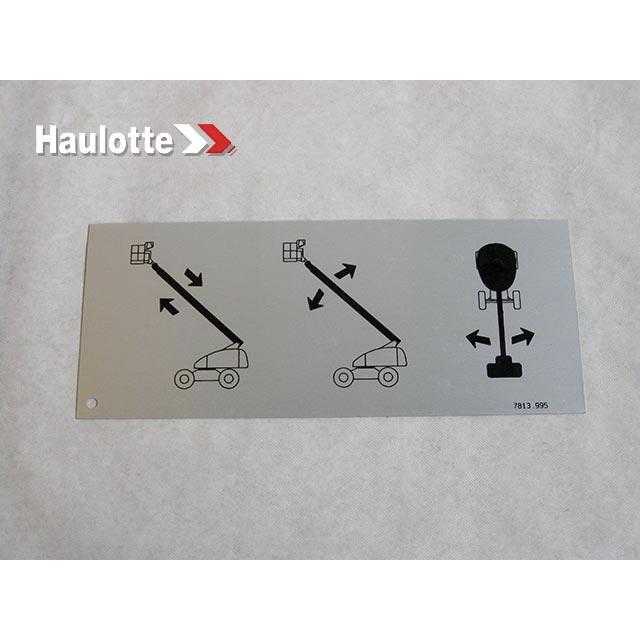 Haulotte Part # 3078139950 - LABEL