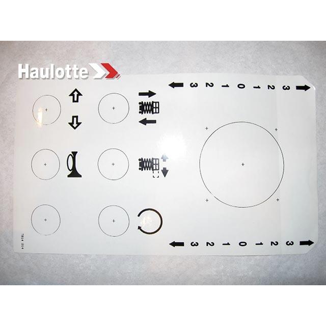 Haulotte Part # 3078140140 - PANEL LABEL