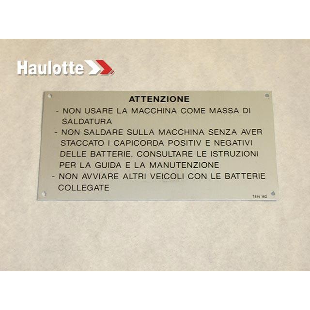 Haulotte Part # 3078141620 - LABELS