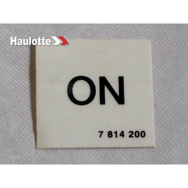Haulotte Part # 3078142000 - LABEL
