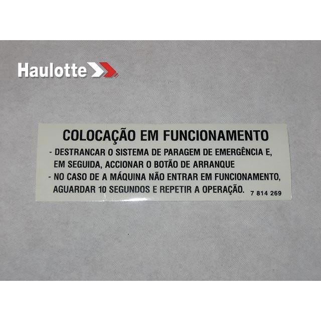 Haulotte Part # 3078142690 - LABELS