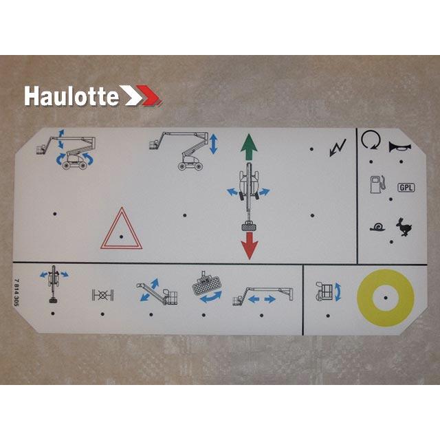 Haulotte Part # 3078143050 - MVT TOURELLE LABEL