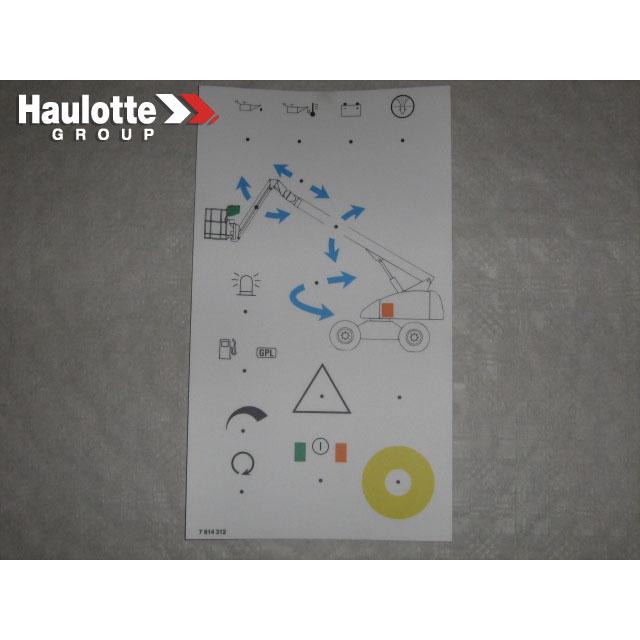 Haulotte Part # 3078143120 - COFFRET TOUREL LABEL