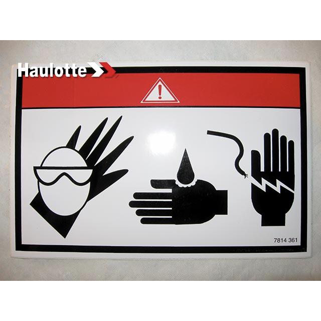 Haulotte Part # 3078143610 - LABELS