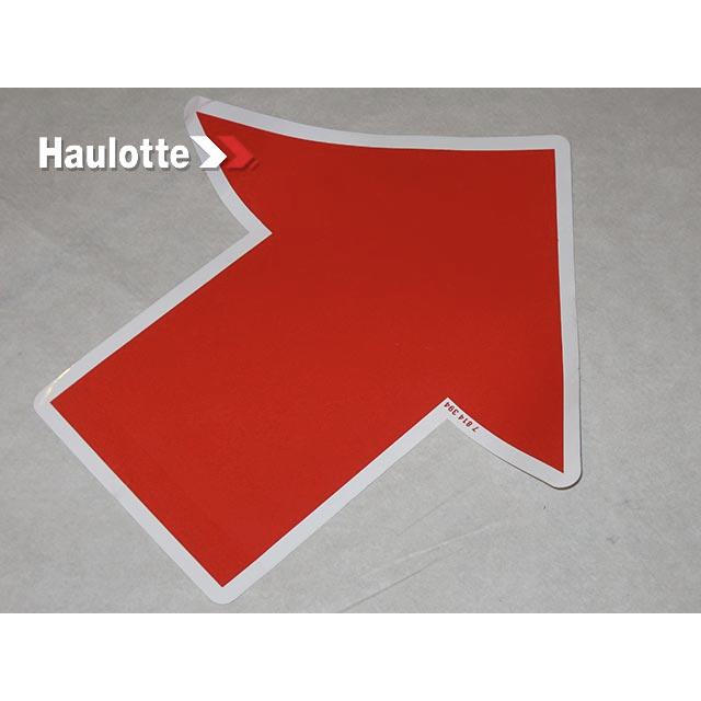 Haulotte Part # 3078143940 - Decal-Red Rear Arrow H25