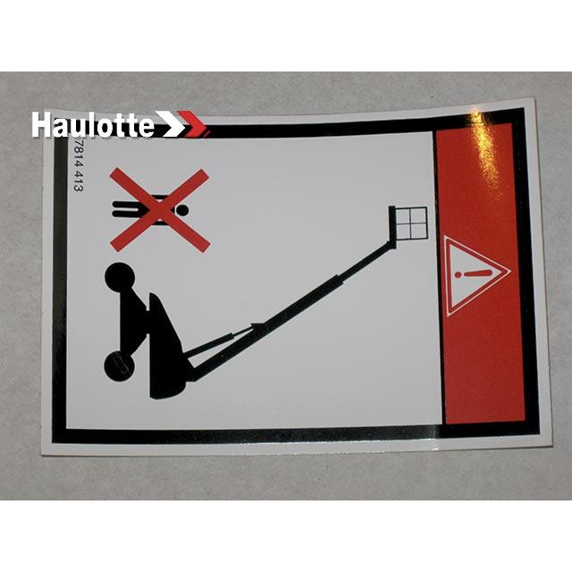 Haulotte Part # 3078144130 - LABEL