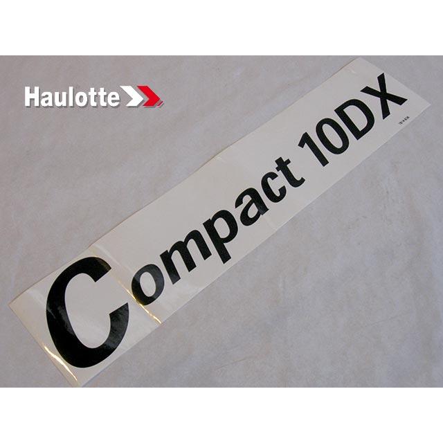 Haulotte Part # 3078146360 - COMPACT 10DX LABEL