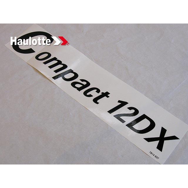 Haulotte Part # 3078146370 - COMPACT 12DX LABEL