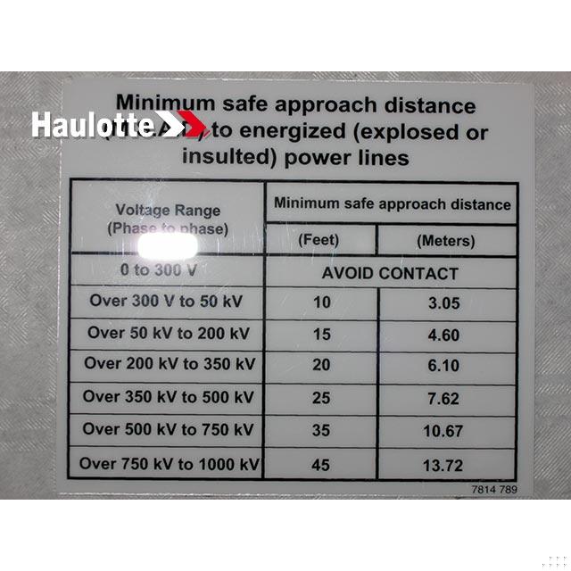 Haulotte Part # 3078147890 - US VOLTAGE