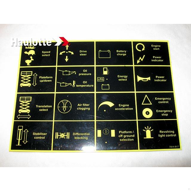 Haulotte Part # 3078148170 - LABEL