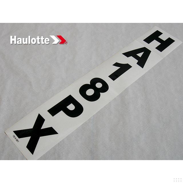Haulotte Part # 3078148610 - LABEL