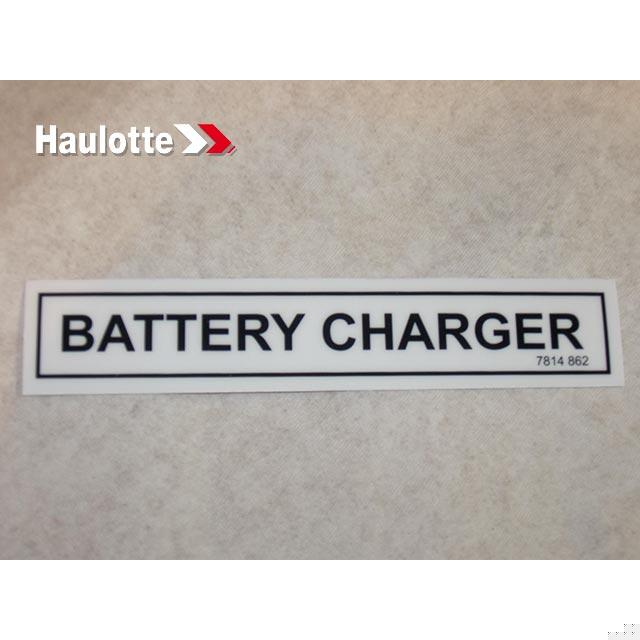 Haulotte Part # 3078148620 - CHARGEUR LABEL