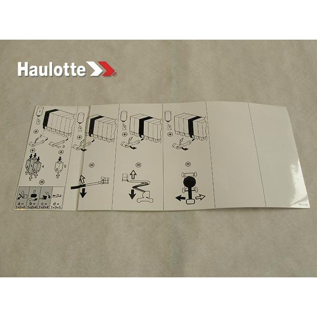 Haulotte Part # 3078149230 - DEPANNAGE LABEL