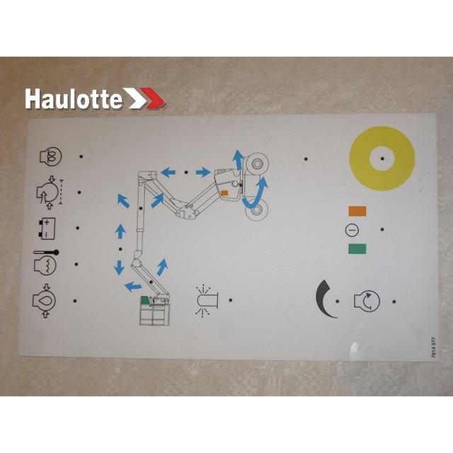 Haulotte Part # 3078149770 - PANEL LABEL