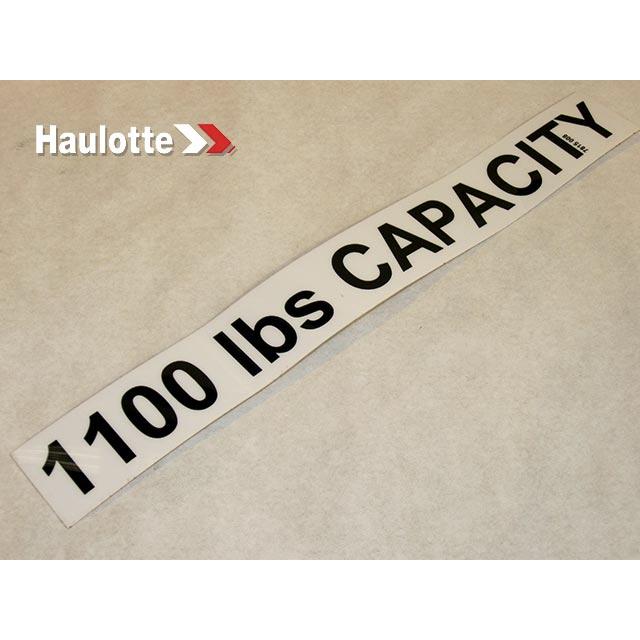 Haulotte Part # 3078150080 - LABEL LOAD