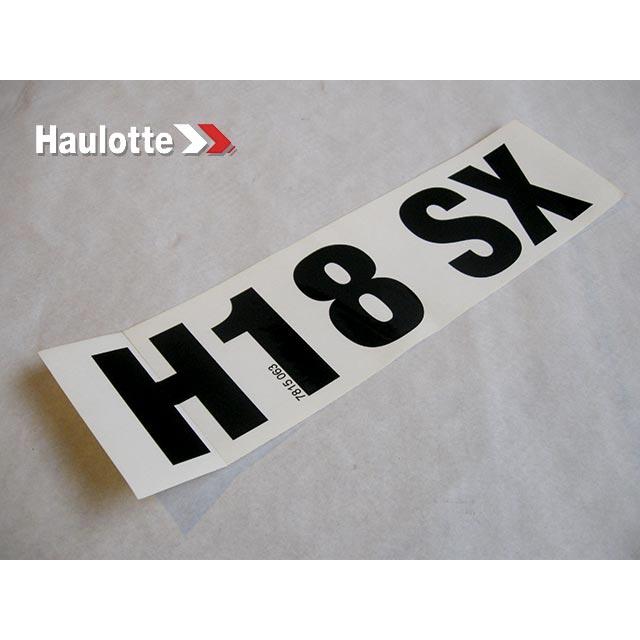 Haulotte Part # 3078150630 - LABEL