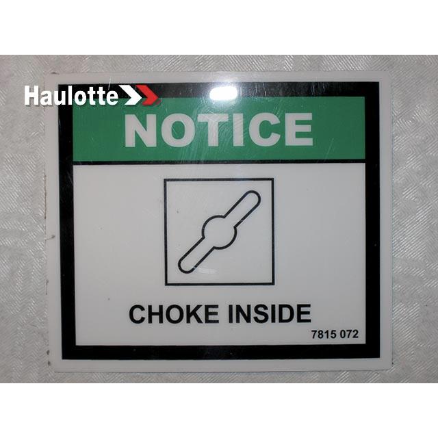 Haulotte Part # 3078150720 - LABEL