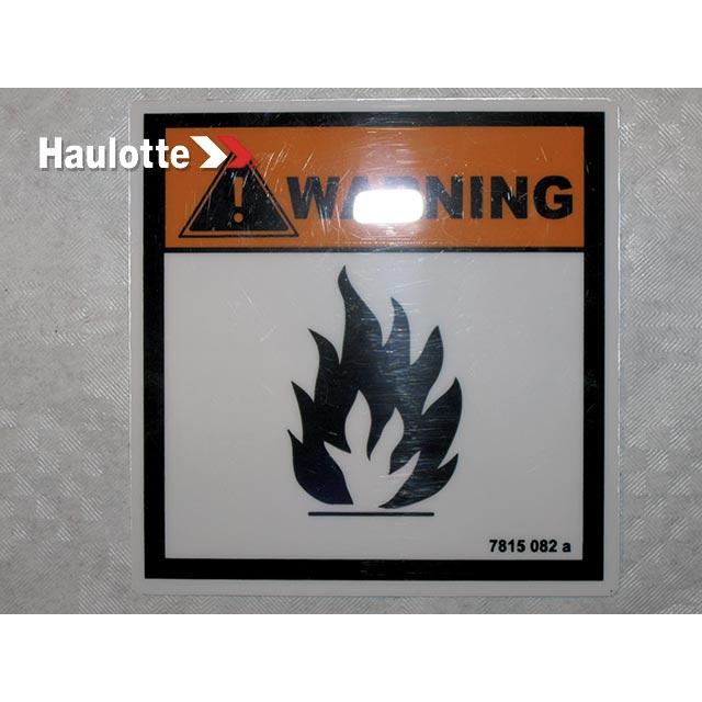 Haulotte Part # 3078150820 - LABEL