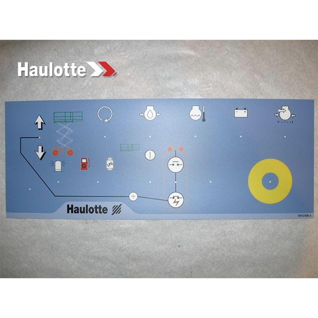 Haulotte Part # 3078150860 - BOTTOM PANEL LABEL