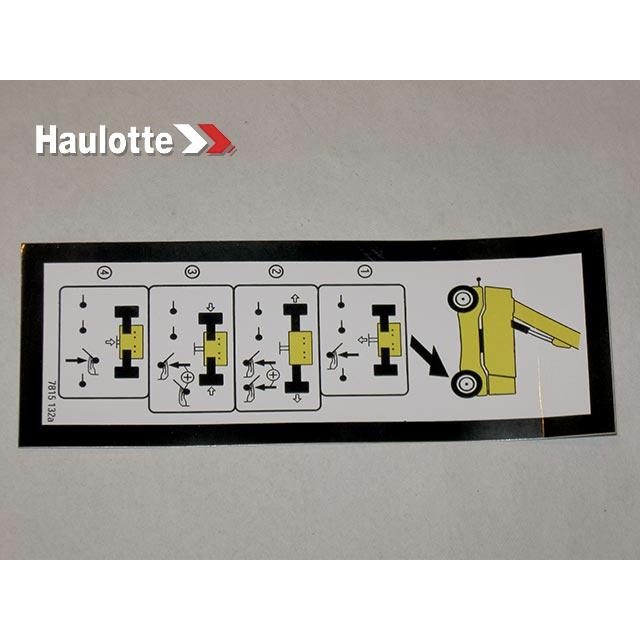Haulotte Part # 3078151320 - COMMANDES LABEL