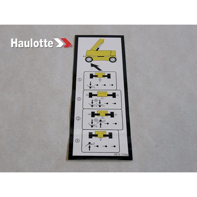 Haulotte Part # 3078151330 - COMMANDES LABEL