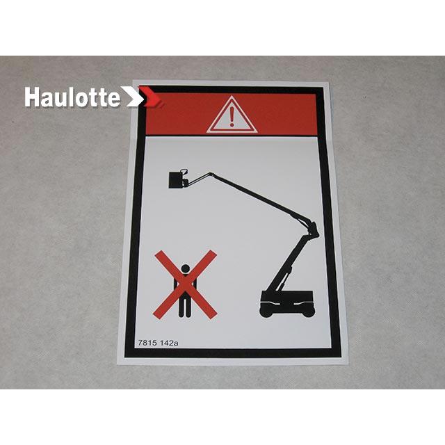 Haulotte Part # 3078151420 - DO NOT PARK  PARK